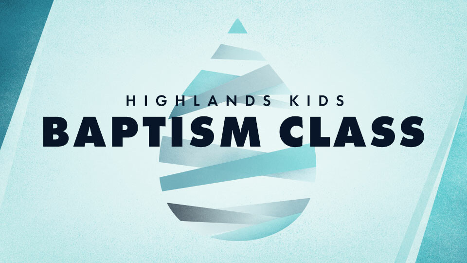 Kids Baptism Class